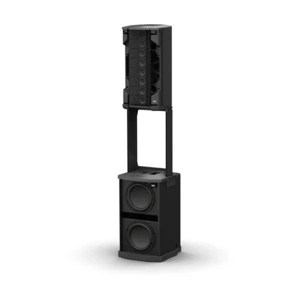 Panneau de commande du Bose F1 Model 812 : deux entrées, volume et égalisation
